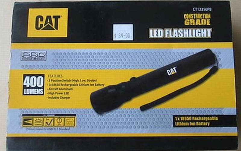 cat led flashlight 400 lumens