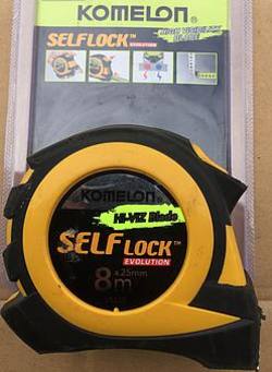 Measuring tape 8m self lock , hi viz , mag tip